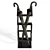 Metal Umbrella Stand Holder Organizer 3D model small image 3