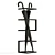 Metal Umbrella Stand Holder Organizer 3D model small image 4