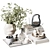 Elegant Decor Set H111 3D model small image 1