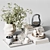 Elegant Decor Set H111 3D model small image 6