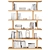 Modern Oak Bookshelf Sculpture 3D model small image 5