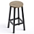 Industrial Style Metal Counter Stool 3D model small image 2