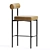 Industrial Style Counter Stool 3D model small image 2