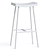 Sleek Industrial Allcot Counter Stool 3D model small image 4