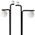 Rivatelier Bubbles Floor Lamp: Modern Elegance 3D model small image 3