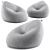 Luxury Indoor Kyoto Bean Bags 3D model small image 4