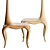 Title: Elegant Agrippa Lady Chair 3D model small image 2