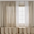 Vintage Curtain 3D Model Kit 3D model small image 1