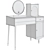 Yeerole Vanity Table Stand 3D model small image 2