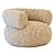 Amalfi Boucle Puffer Chair - 3D Model 3D model small image 1