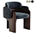 Sleek Quartet Chair Design 3D model small image 1