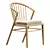 Elegant Vernacca Chair Model 3D model small image 3