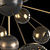 Elegant Italian Brass Chandelier 3D model small image 6