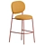 Stylish Stiel Counter Stool Sleek 3D model small image 1