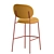 Stylish Stiel Counter Stool Sleek 3D model small image 7