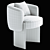 Modern CLAUDE Armchair for Home 3D model small image 5