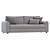 Modern Grey Sofa Bed Article 3D model small image 2