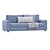 Modern Grey Sofa Bed Article 3D model small image 3