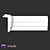Gypsum Molding SMG564 3D model small image 1