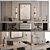 Executive Office Desk - Managerial Elegance 3D model small image 1