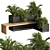 Urban Oasis Plant Bench 3D model small image 1