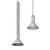 Cto Torres Pendant Lamp Duo 3D model small image 3