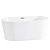 Modern Freestanding Bathson Tekna White 3D model small image 2