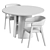 Customizable Chelsea Chair and Laura Table 3D model small image 8