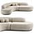 Elegant Bjorn Sofa Eichholtz 3D model small image 1