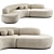 Elegant Bjorn Sofa Eichholtz 3D model small image 2