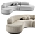 Elegant Bjorn Sofa Eichholtz 3D model small image 3