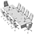 Ergonomic Leather Executive Office Chair 3D model small image 2