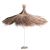 Tropical Palms Thatch Umbrella 3D model small image 4