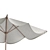 Elegant Round Cantilever Patio Umbrella 3D model small image 2