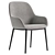 Modern Light Grey Konna Chair 3D model small image 3