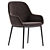 Modern Light Grey Konna Chair 3D model small image 5