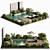 Outdoor Living Set with Pool 3D model small image 2