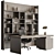  Executive Office Desk - Boss 641 3D model small image 1