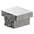 Custom Concrete Coffee Table Hipoly 3D model small image 2
