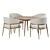 Modern Dining Chair Set 2016 3D model small image 5