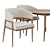 Modern Dining Chair Set 2016 3D model small image 2