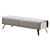 Modern Cuff Bench Design 3D model small image 1