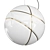 Elegant Glass Ball Pendant Light 3D model small image 2