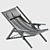 Portable Folding Beach Chair 3D model small image 4