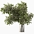 Green Branch Bouquet 193 3D model small image 1
