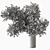 Green Branch Bouquet 193 3D model small image 5