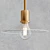 Brass Knurled Pendant Light 3D model small image 2