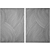 Wave Pattern Wall Art Panel 3D model small image 3