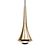 ImperiumLoft CAI B Brass Pendant 3D model small image 1