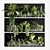 Premium Indoor Hanging Plant Set 3D model small image 1
